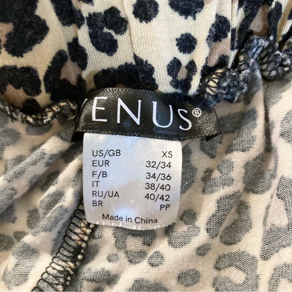 SET Leopard Print Robe and Pants Venus Size XS and Small S - Picture 8 of 12